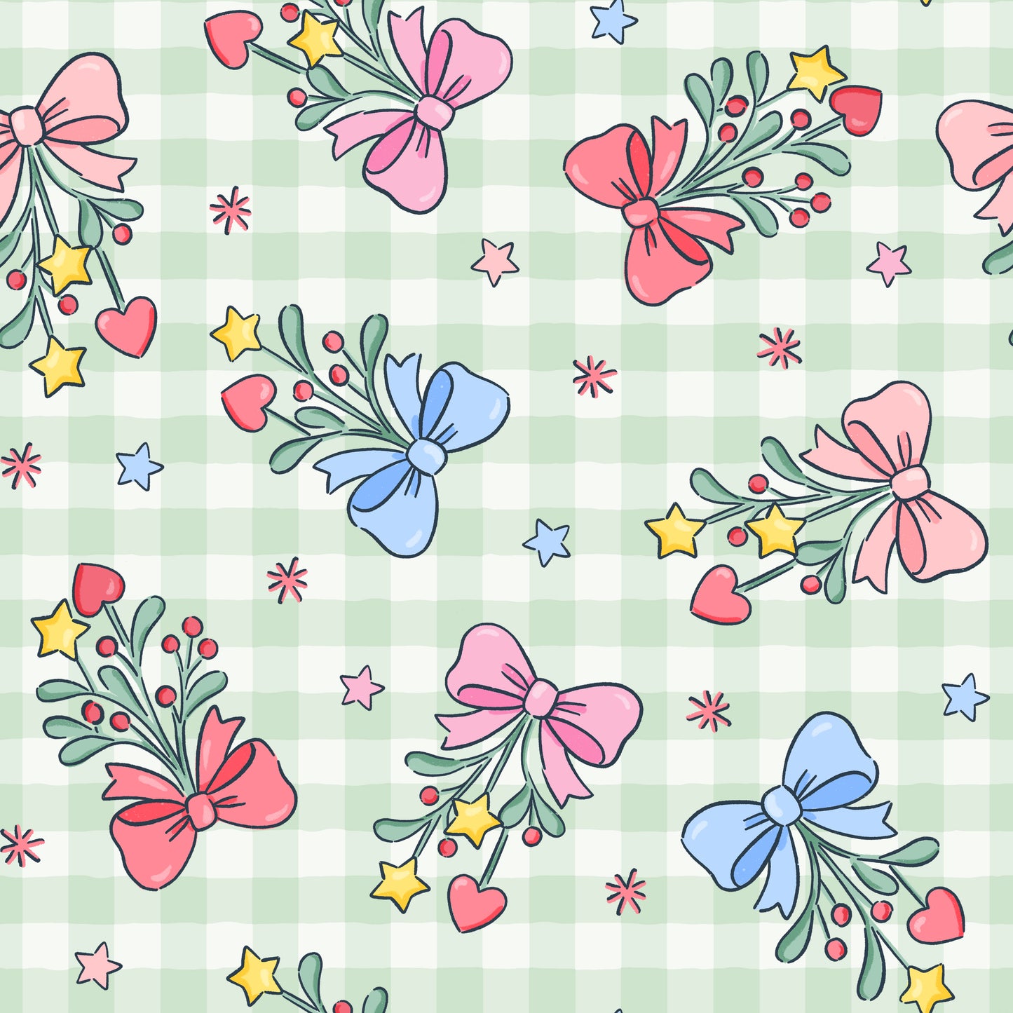 Under the Mistle-Bow Scrubs 🎀