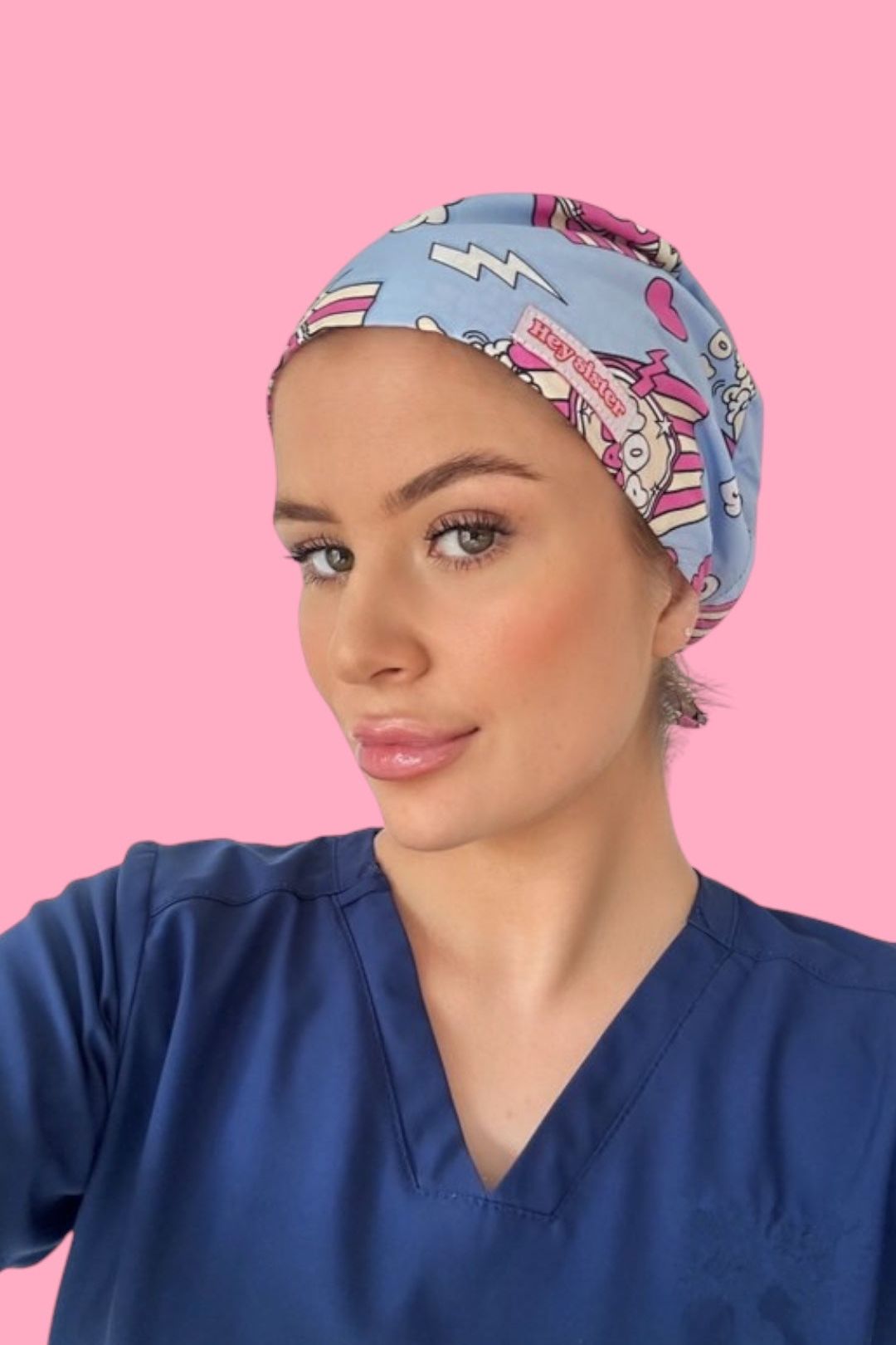 You Make My Heart Pop Scrub Cap