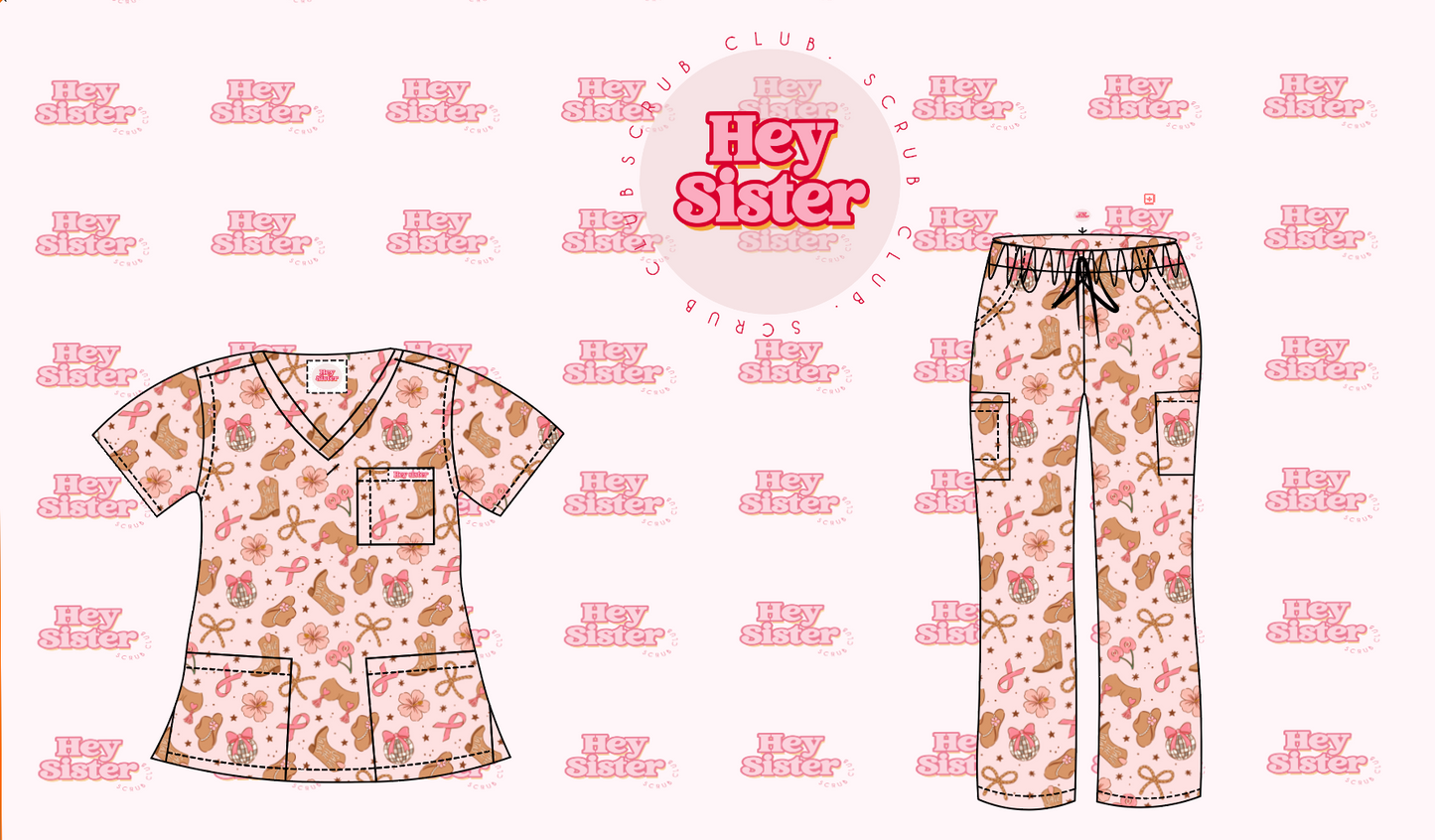 COWGIRLS FOR A CAUSE - LIMITED EDITION PINKTOBER PRINT ๐ค ๐