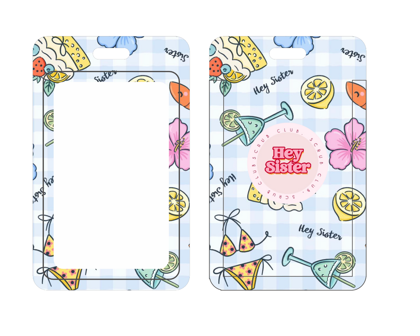 Tropic like it's Hot ID Card Holder + Reel 🌺