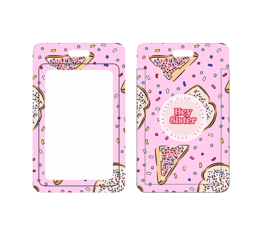 Sweet AF ID Card Holder + Reel for Nurses