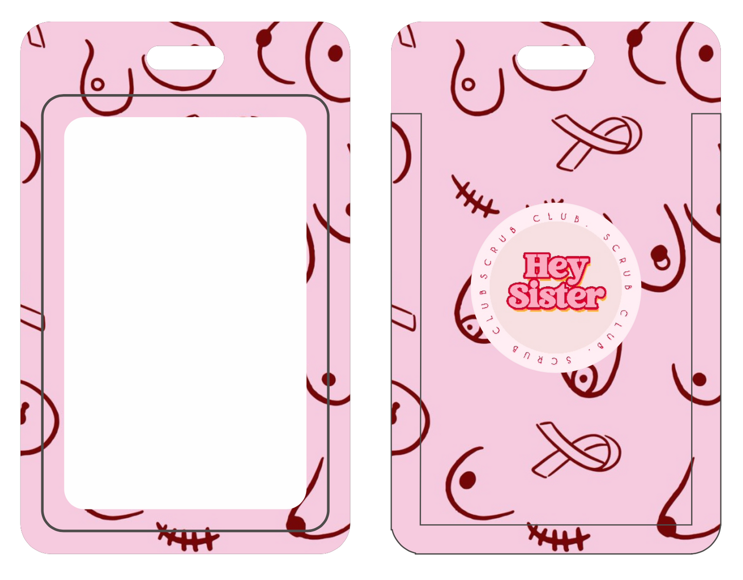 ALL THE BREASTIES ID CARD HOLDER + REEL 💖