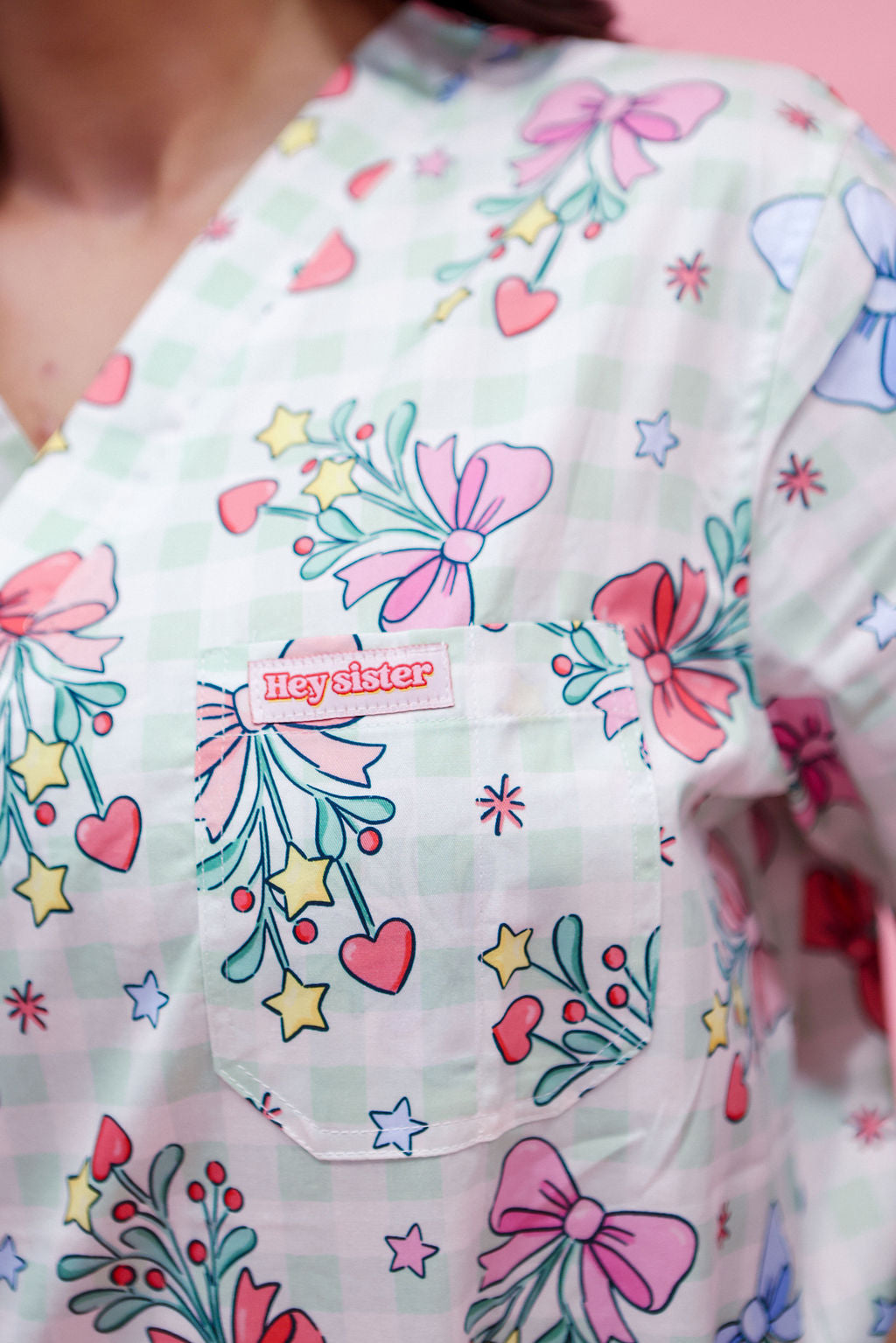 Under the Mistle-Bow Scrubs 🎀