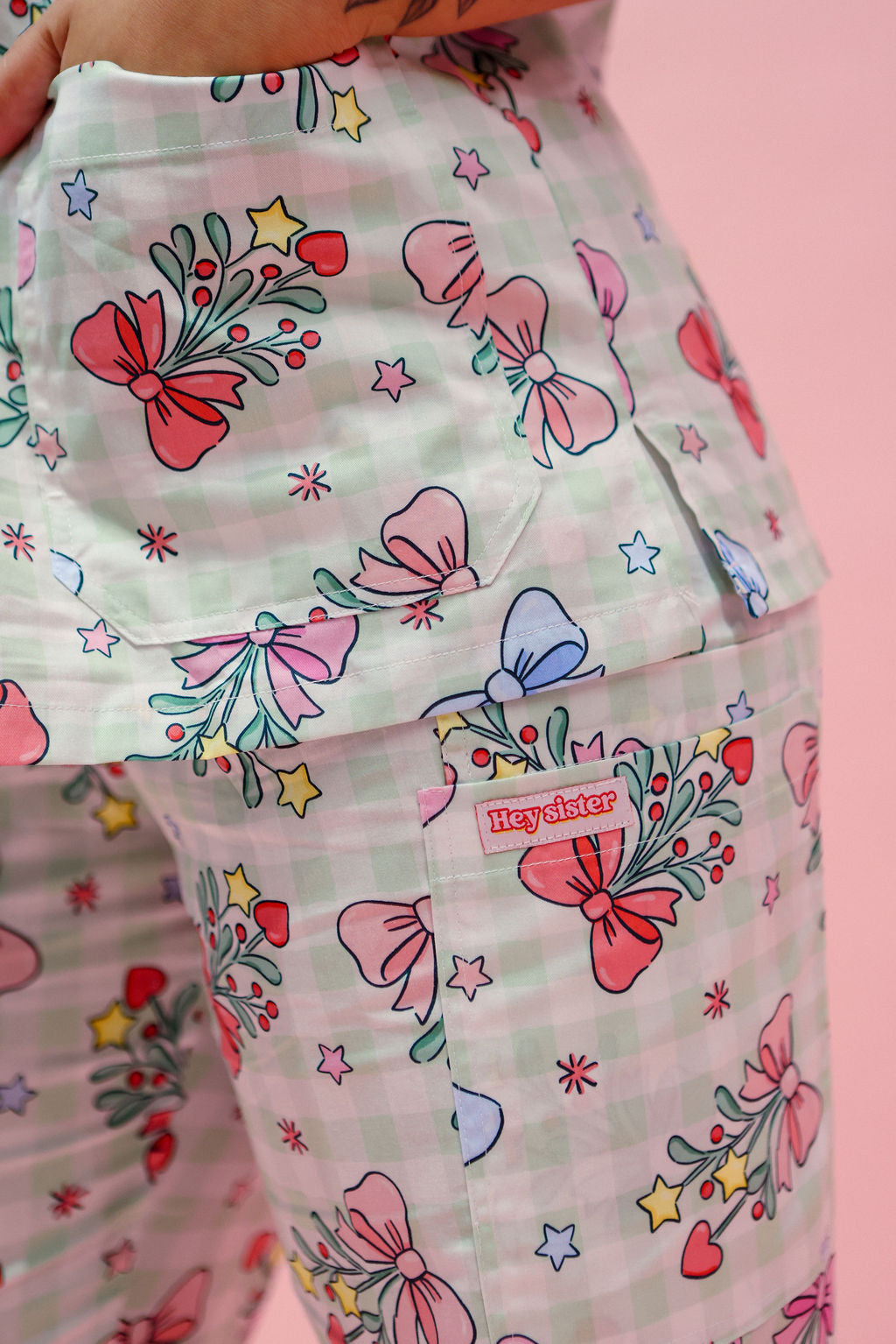 Under the Mistle-Bow Scrubs 🎀