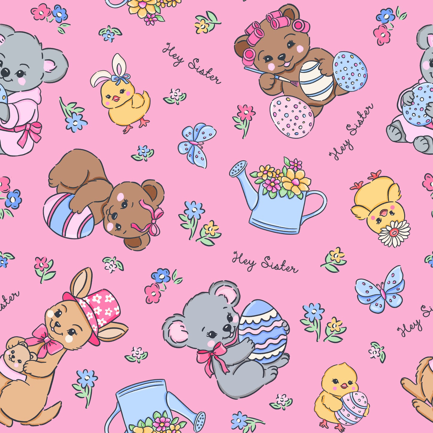 Blooming Delulu Scrub Cap for Nurses