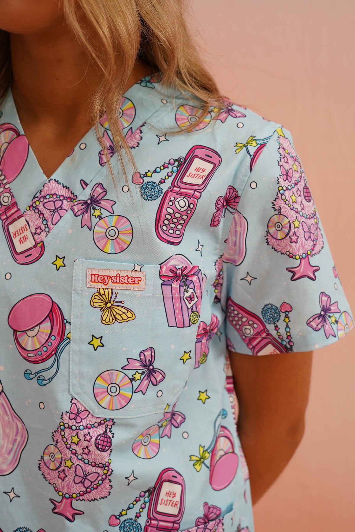 Sleigh My Name Scrubs for Nurses