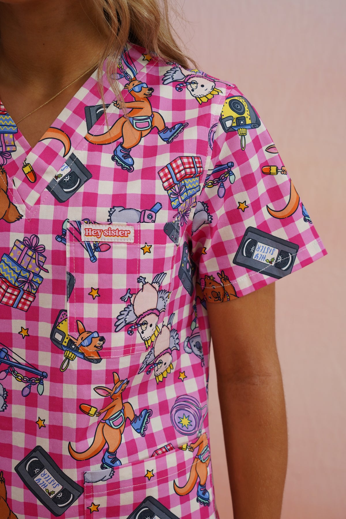 Be Kind, Rewind Scrubs for Nurses