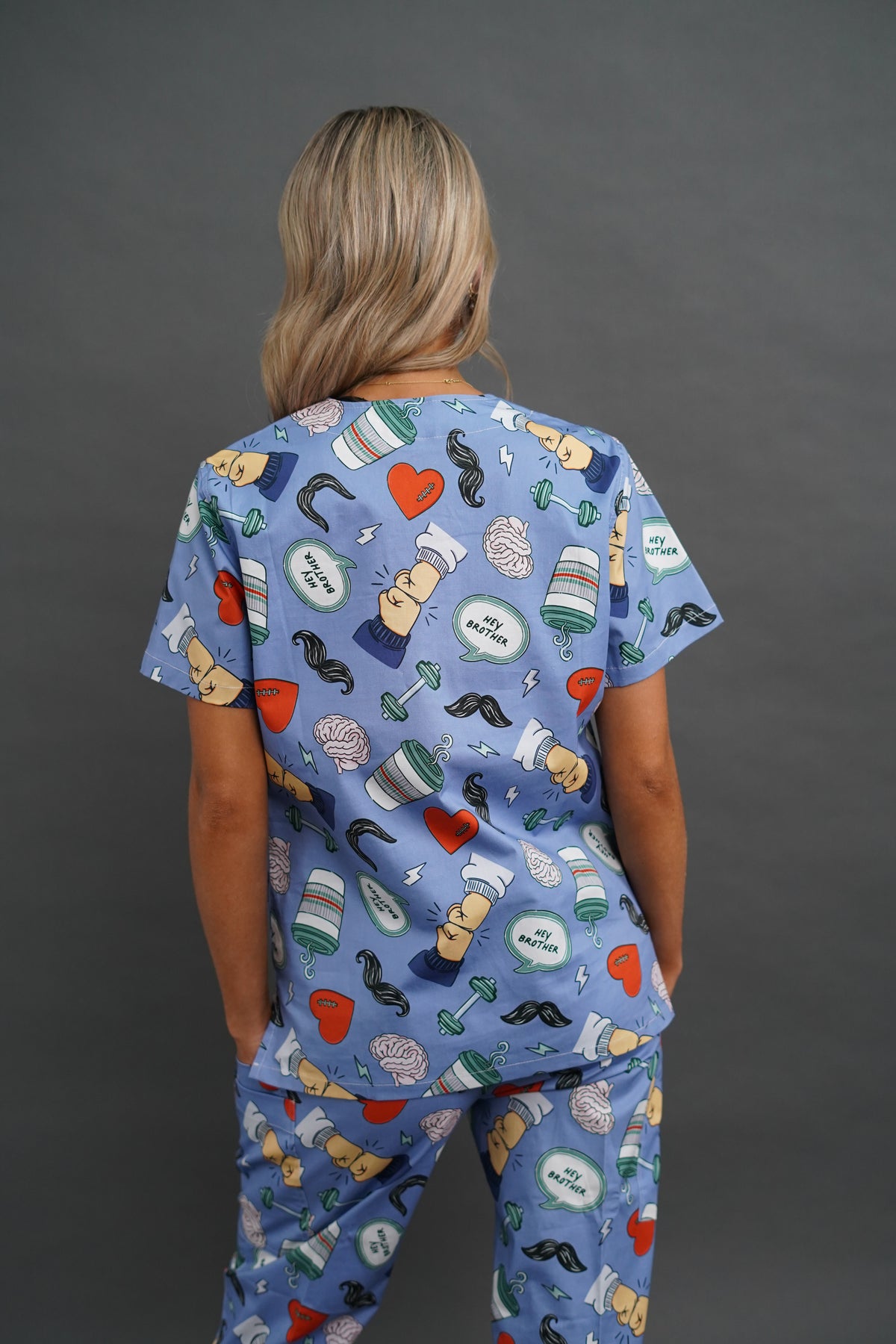 The Conversation Scrubs - Light Blue