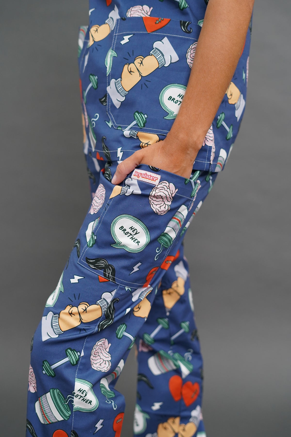 The Conversation Scrubs - Navy