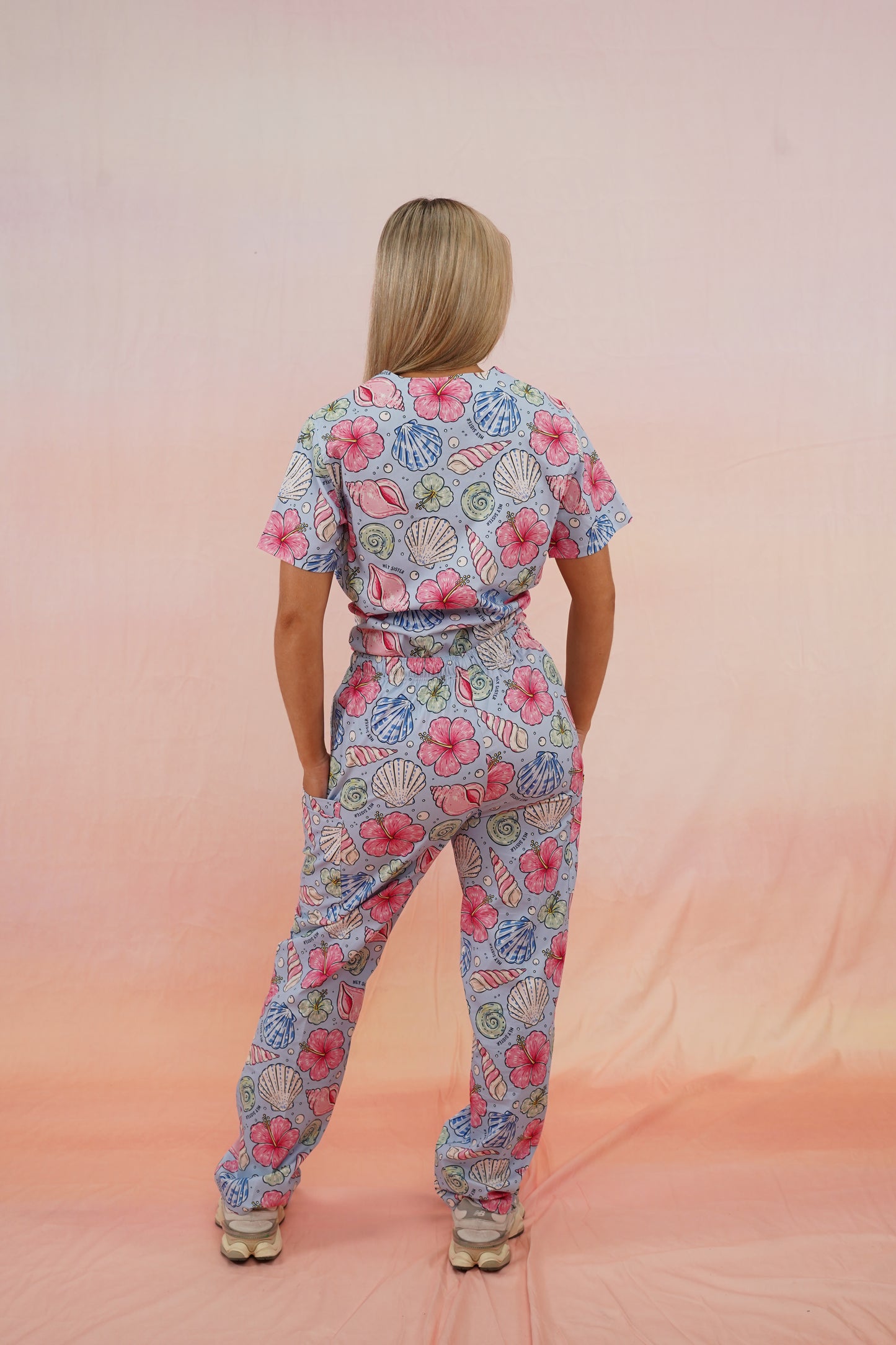 Beach, Please AM Scrubs for Nurses (First Light)
