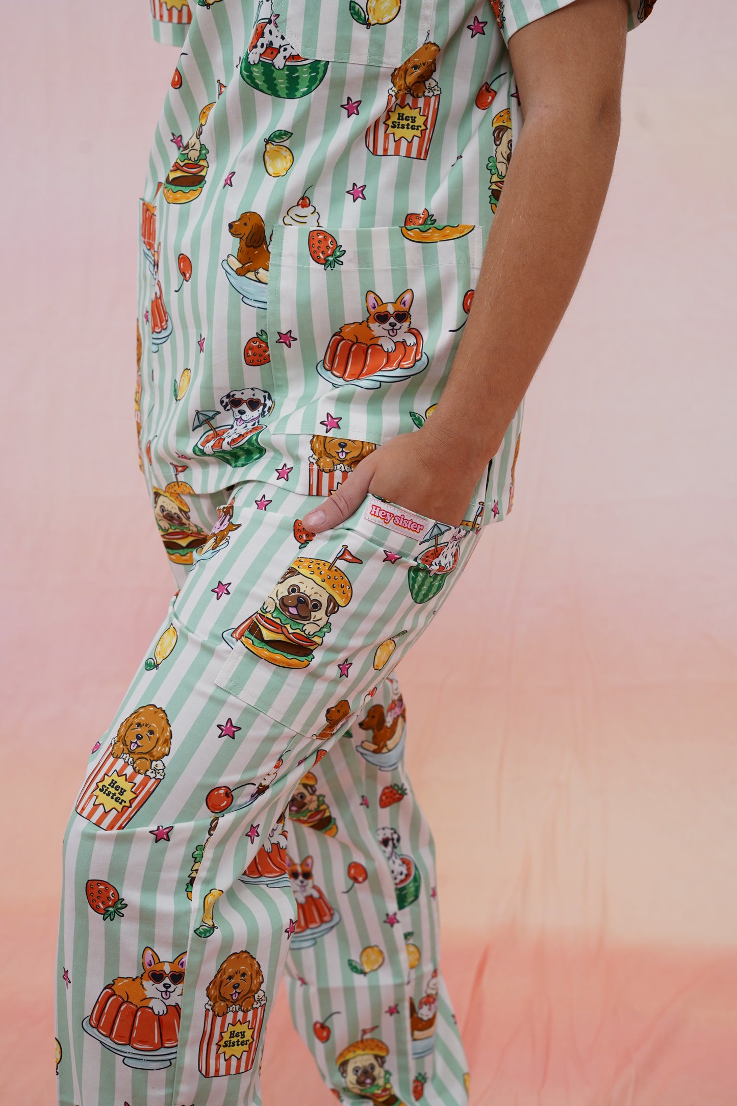 Hot Diggity Dog Scrubs for Nurses