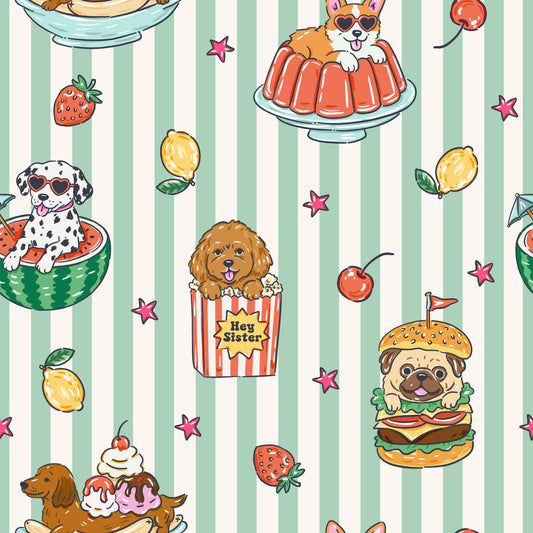 Hot Diggity Dog Scrub Cap for Nurses