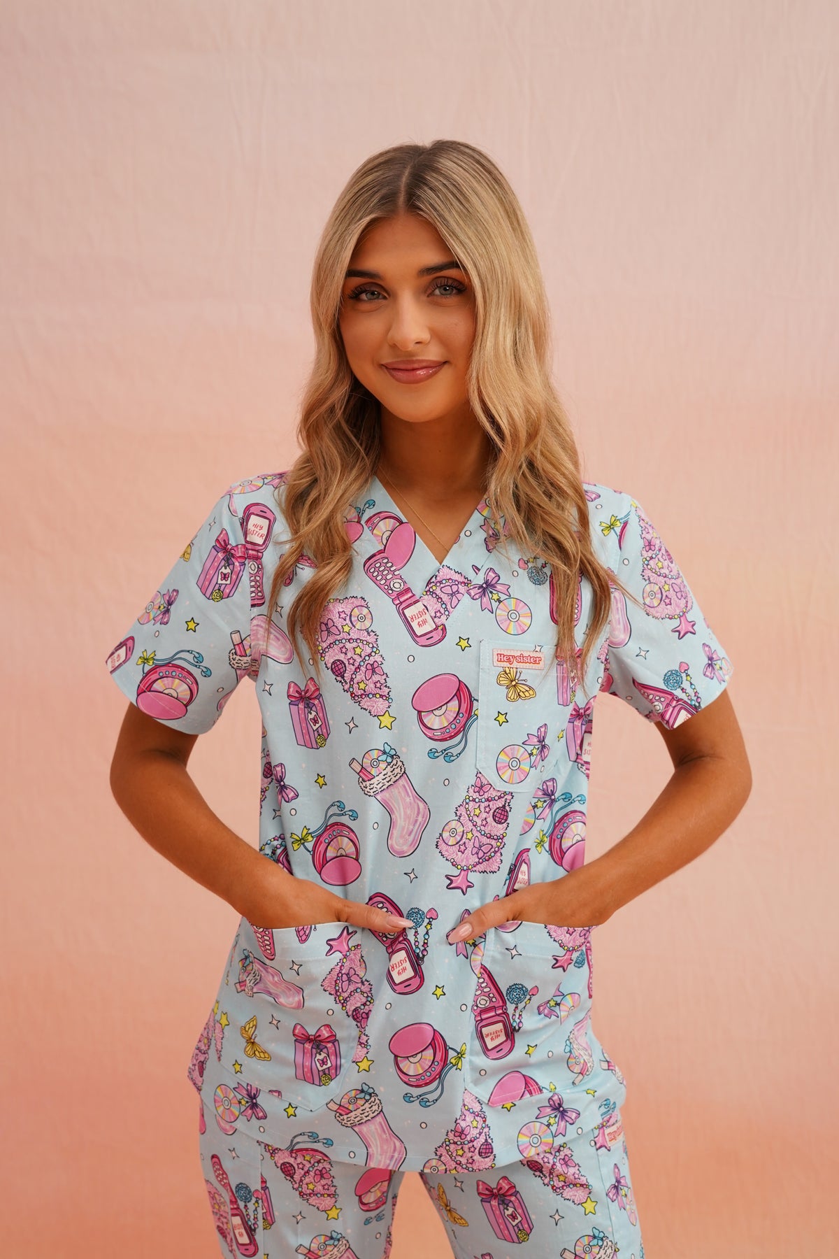 Sleigh My Name Scrubs for Nurses