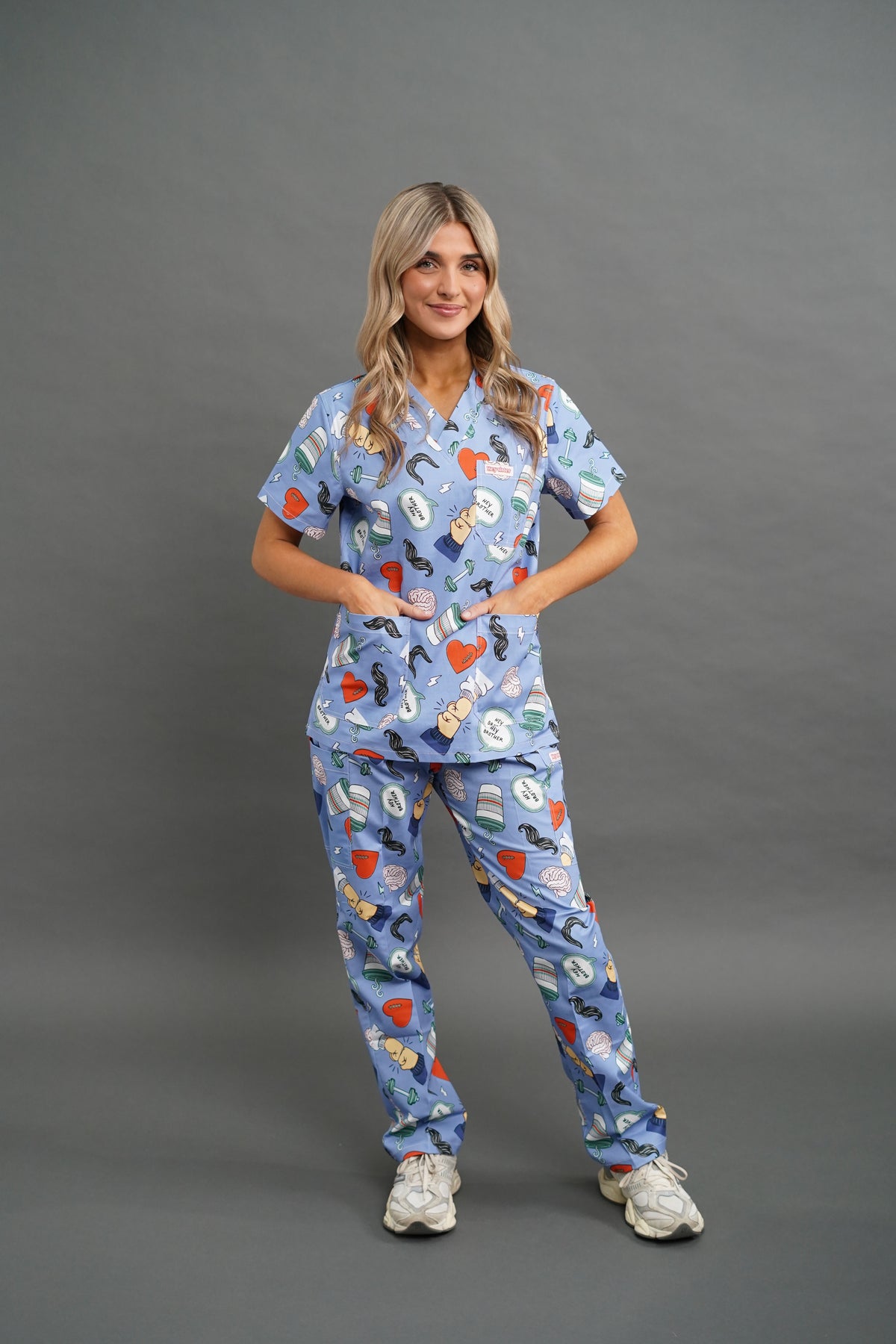 The Conversation Scrubs - Light Blue