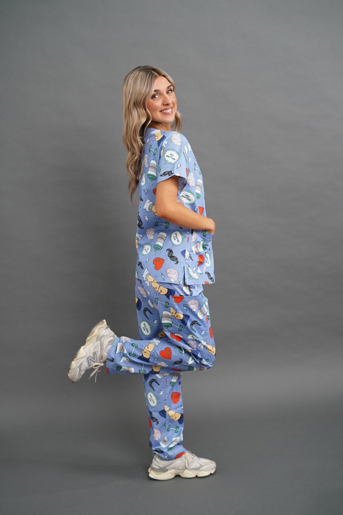 The Conversation Scrubs - Light Blue