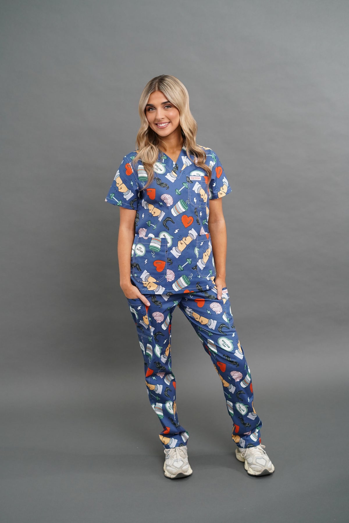 The Conversation Scrubs - Navy