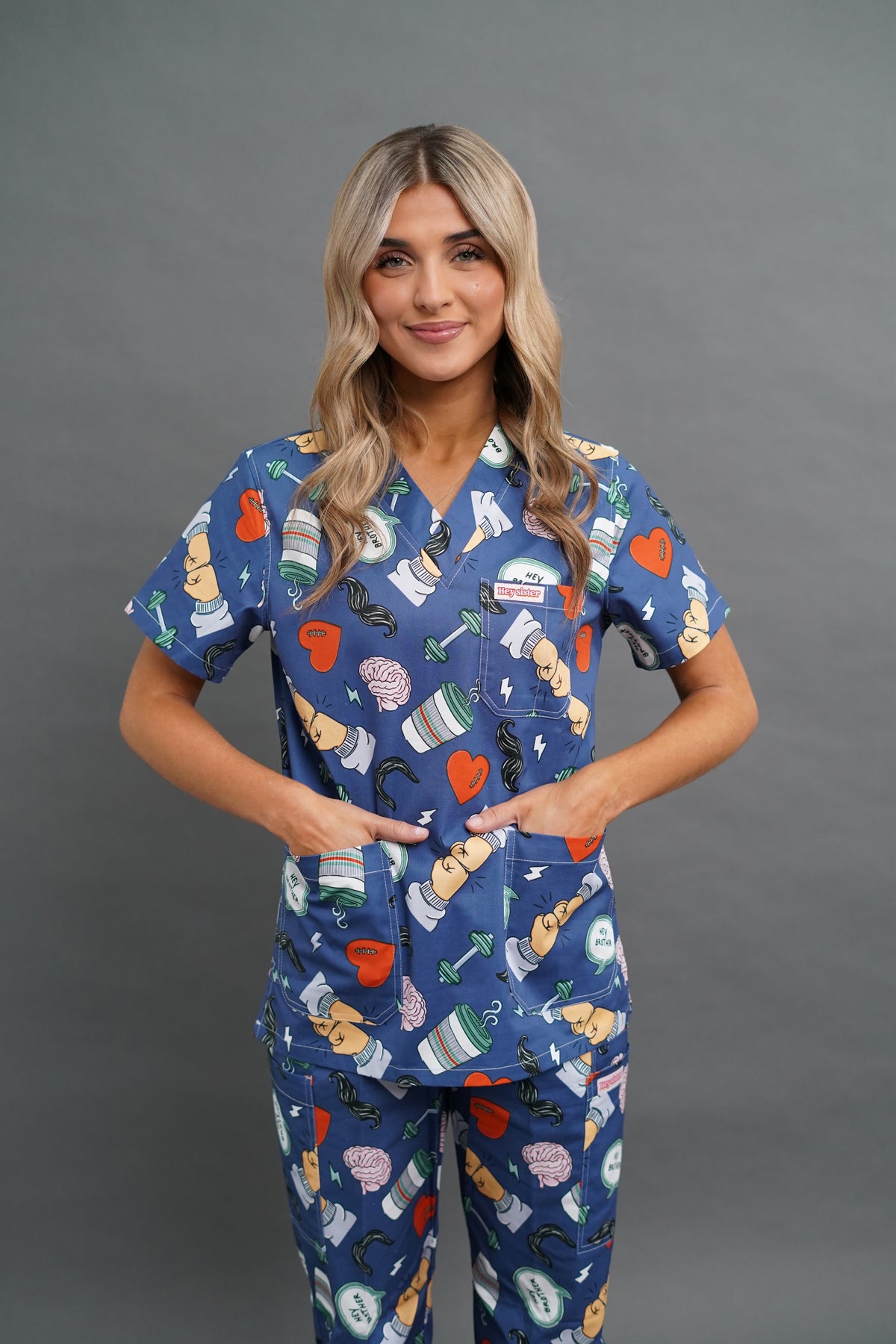 The Conversation Scrubs - Navy