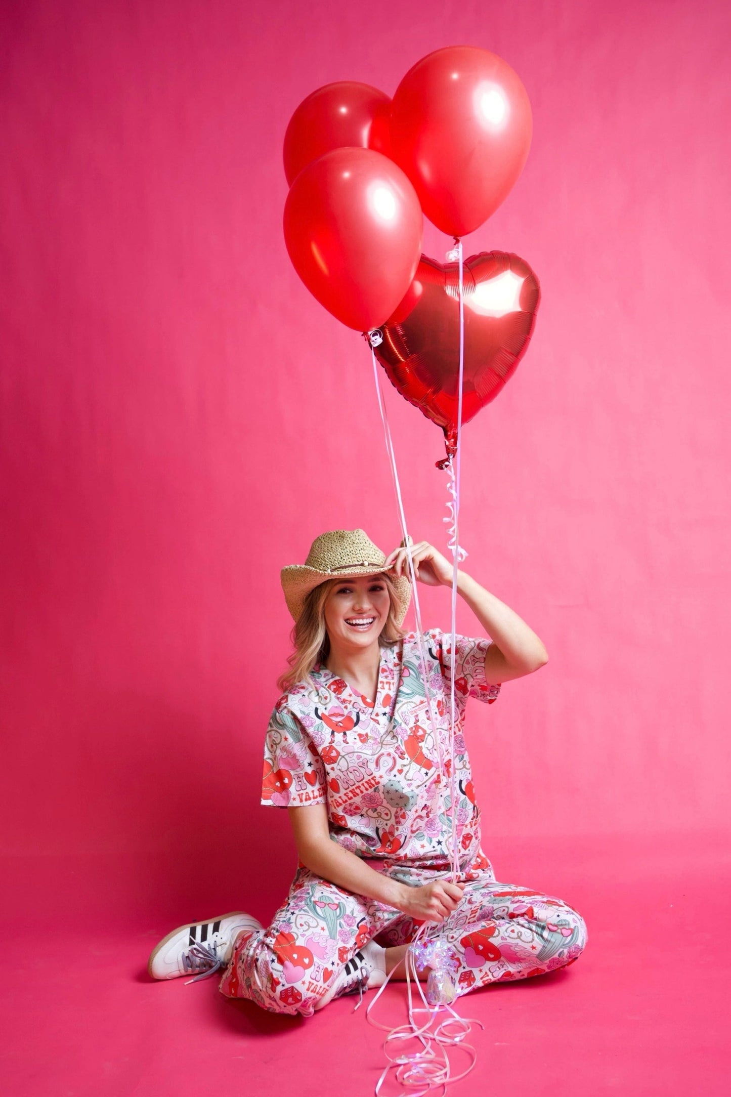 Howdy Valentine Scrubs