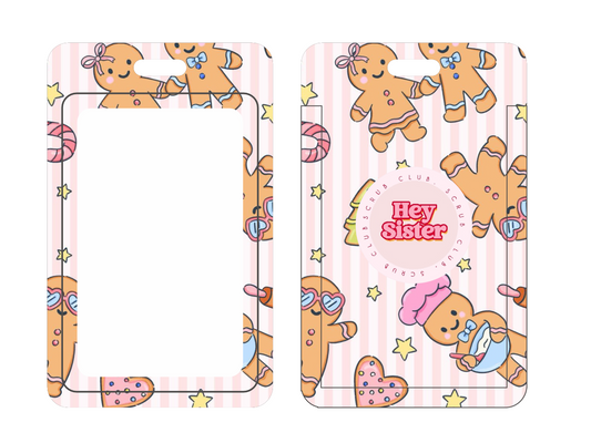 Dough Ho Ho ID Card Holder + Reel 🍪