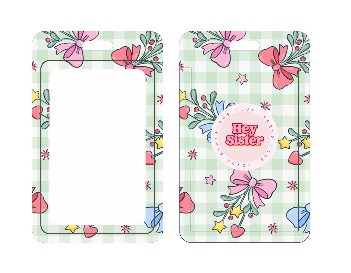 Under the Mistle-Bow ID Card Holder + Reel 🎀