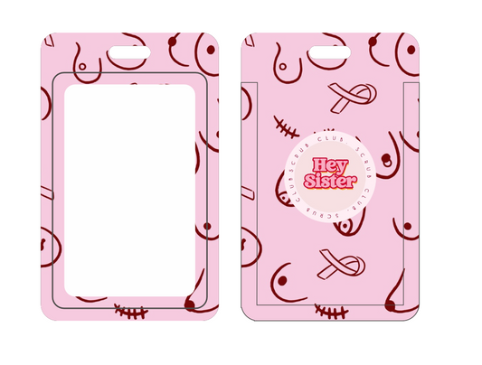 All the Breasties ID Card Holder + Reel for Nurses
