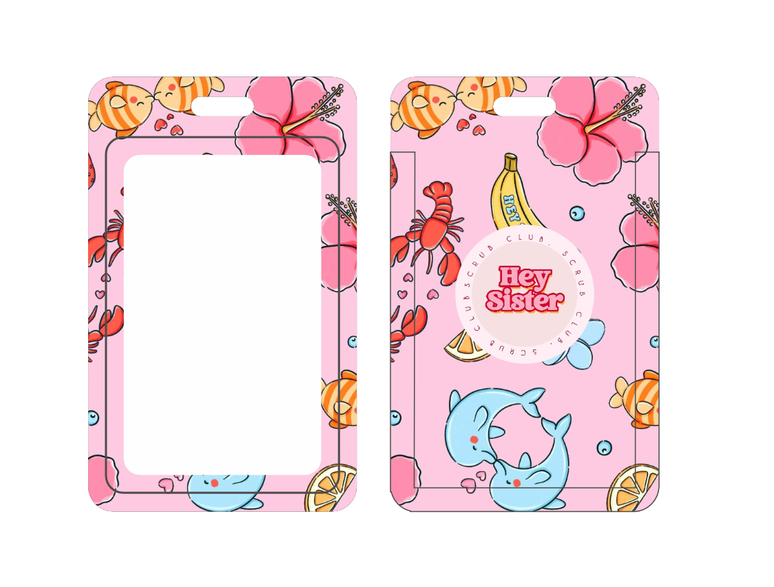 Peel the Love ID Card Holder + Reel for Nurses
