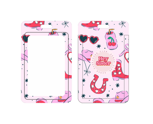 Cowgirl Crush ID Card Holder + Reel for Nurses