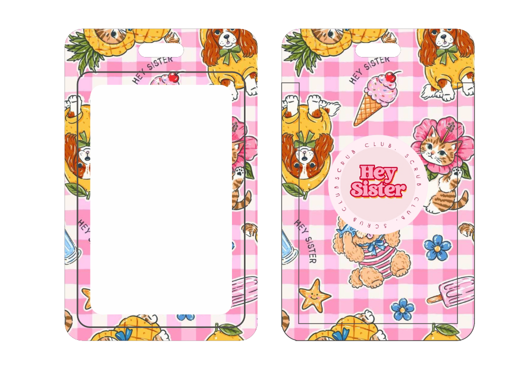 Sundae Best ID Card Holder + Reel for Nurses
