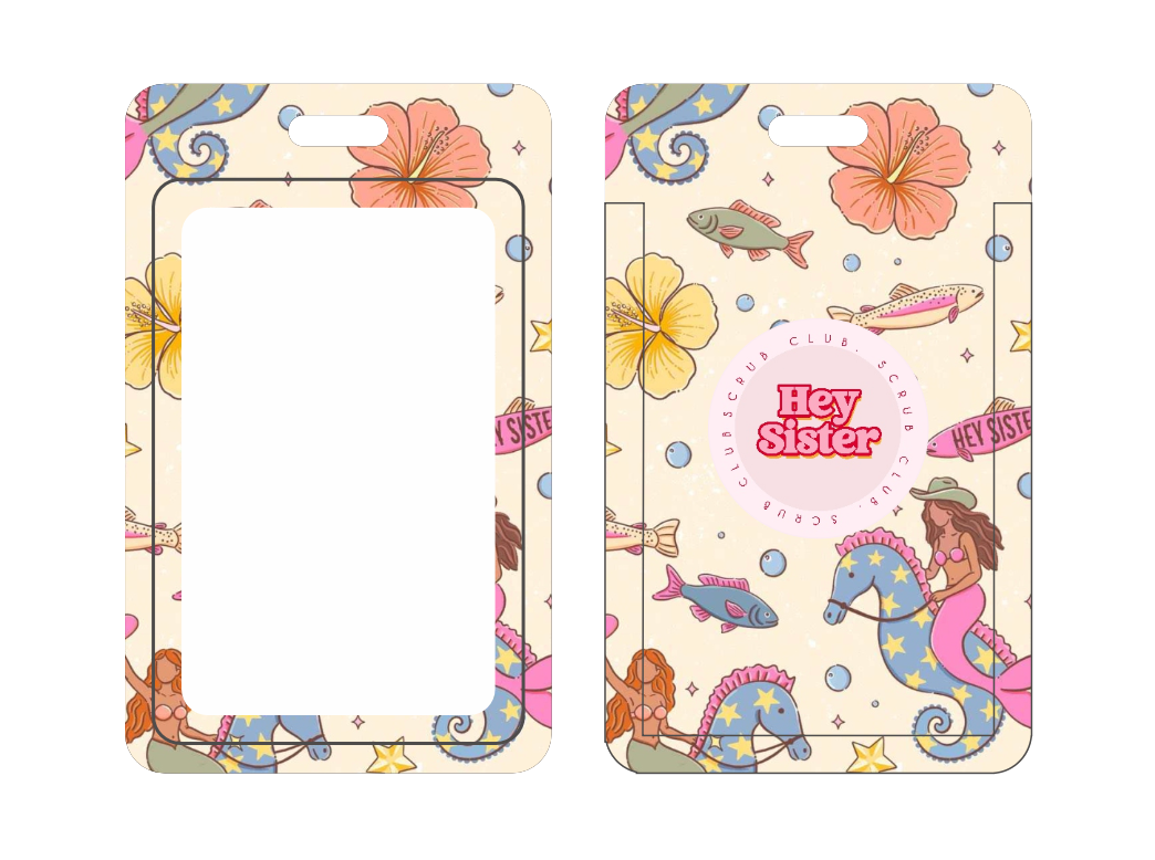 Haw-Sea ID Card Holder + Reel for Nurses