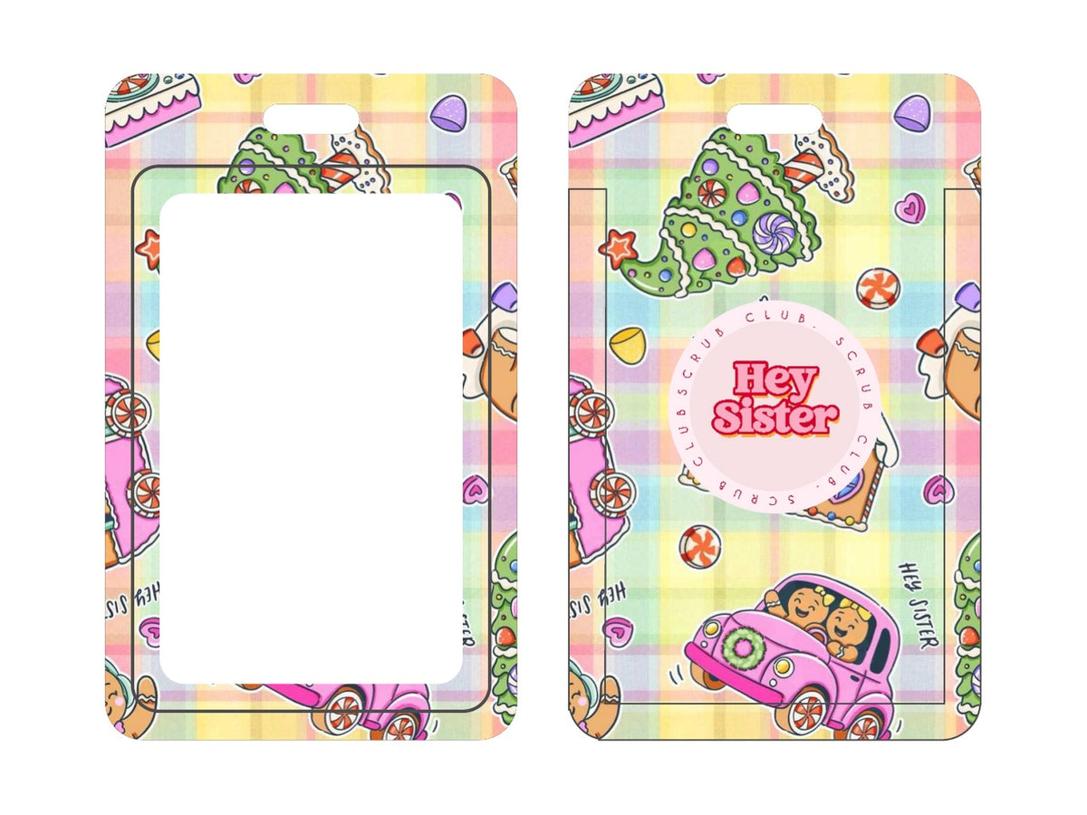 Ate. No Crumbs. ID Card Holder + Reel for Nurses
