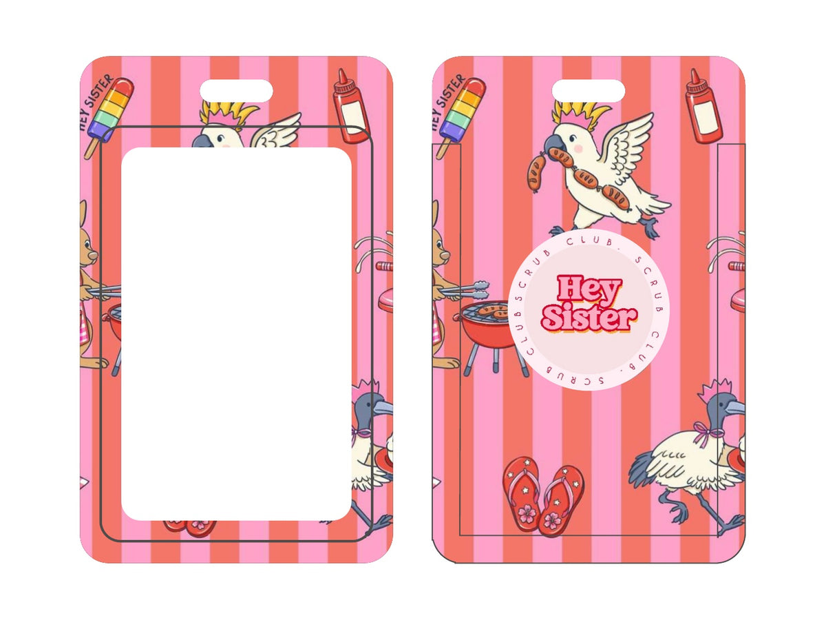 Ibis You a Merry Chrissy ID Card Holder + Reel for Nurses
